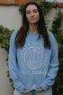 Authentic Vintage Powder Blue "University of Santa Barbara" Sweatshirt with Mickey Williams Patch