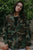 Authentic Vintage Camouflage Army Jacket with Mickey Williams Patch - Mickey Williams Vintage