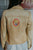 Tan Washed Denim Jacket with Lion Patch Embellishment - Mickey Williams Vintage